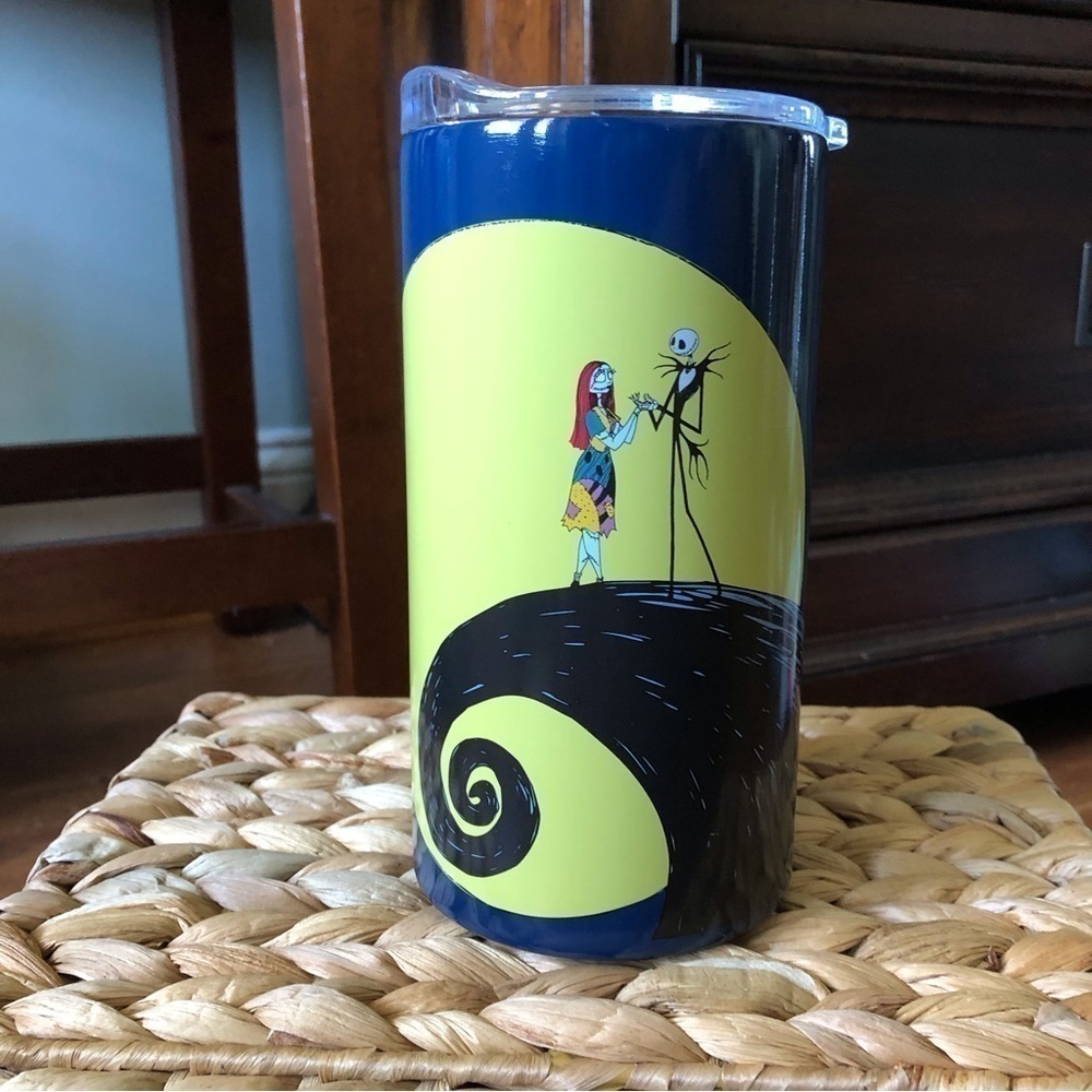 Disney Nightmare Before Christmas stainless Steel to go cup with handle